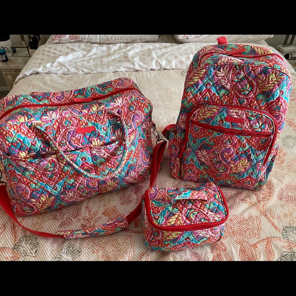 Vera Bradley set EUC